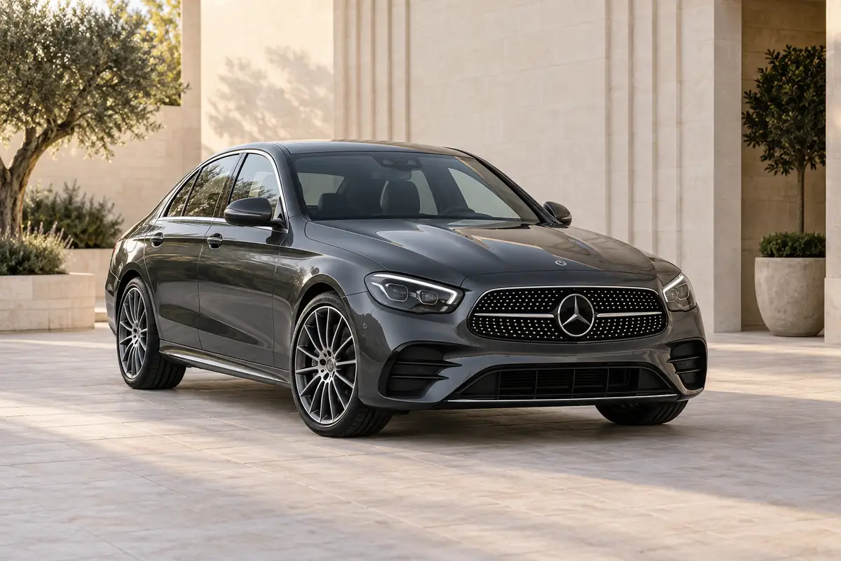 Mercedes E Class sedan tanıtım görseli